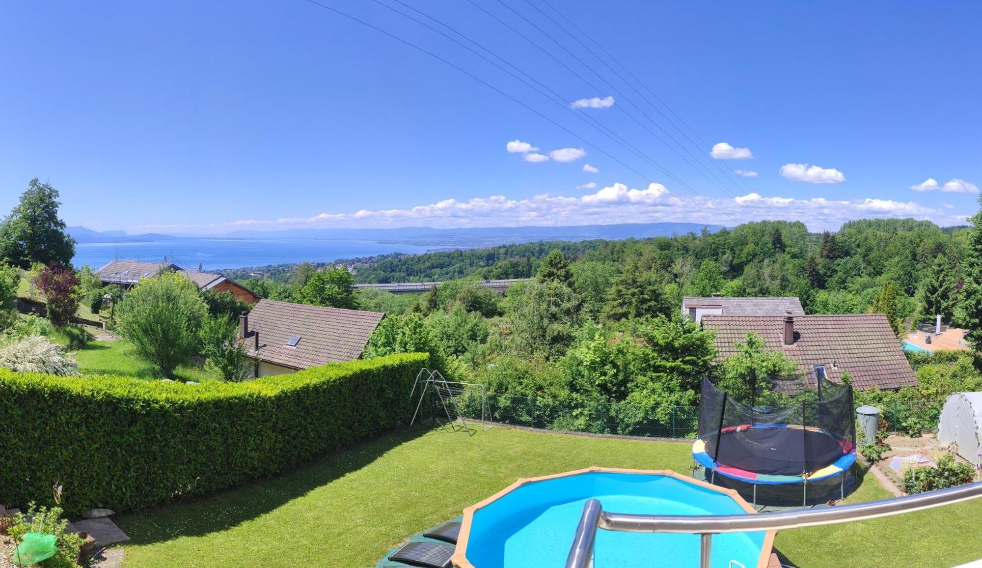 Beau Studio Avec Terrasse Et Vue Exclusivement Pour Non Fumeurs Бельмон-сюр-Лозанн Экстерьер фото